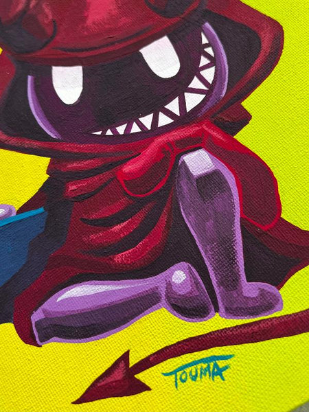 Touma - Evil Skater 3 Original artwork on Canvas - Touma & Mao Exhibition