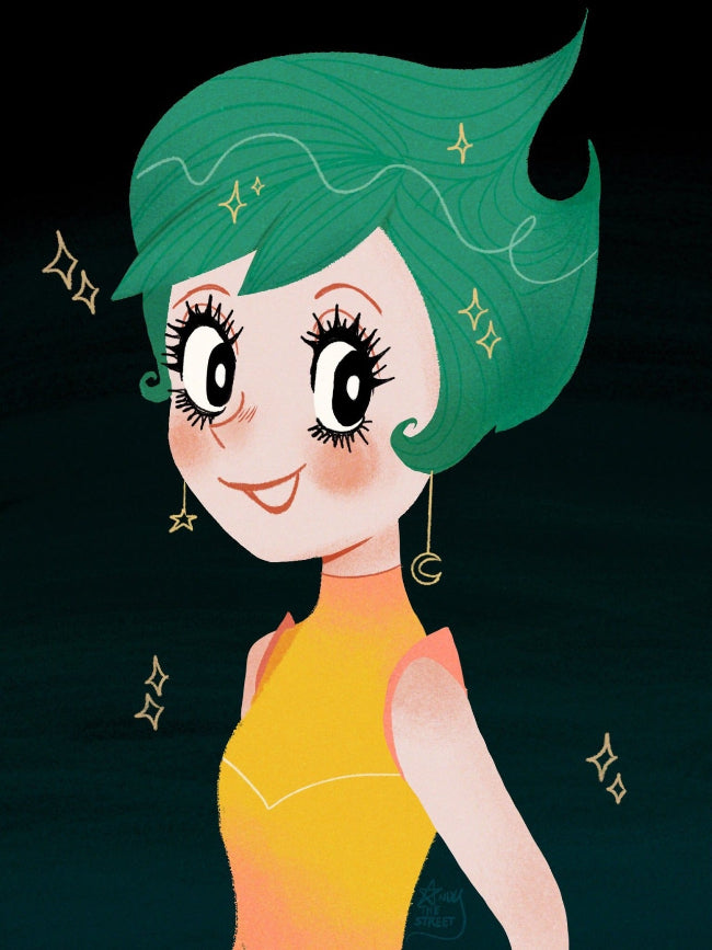 andythestreet - "Space Girl" Print