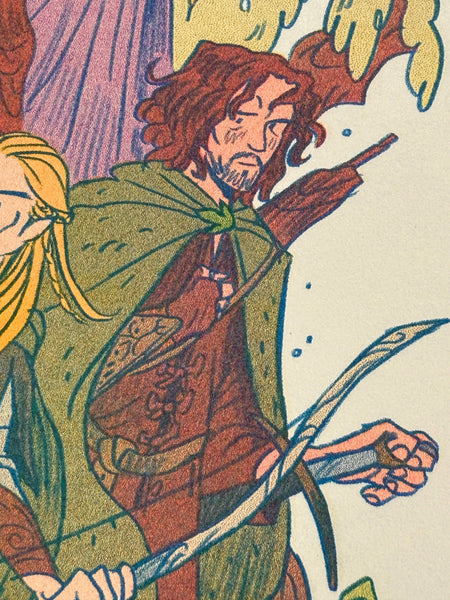 Natalie Andrewson - Lord of the Rings, Two Towers Print -  Riso Print