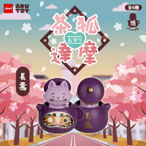 73193 Fox Daruma Tea Pot Blind Box-6