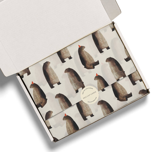 Party Bear tissue paper