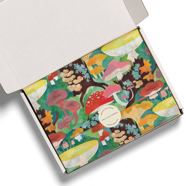 Woodland Mushrooms tissue paper