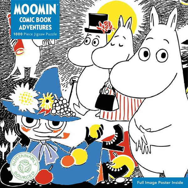 Adult Sustainable Jigsaw Puzzle: Moomin: Comic Strip, Book One by