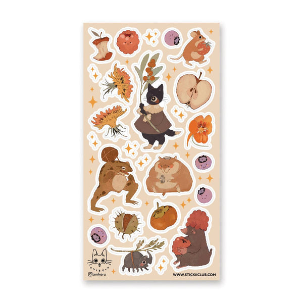 Fall Harvest Sticker Sheet