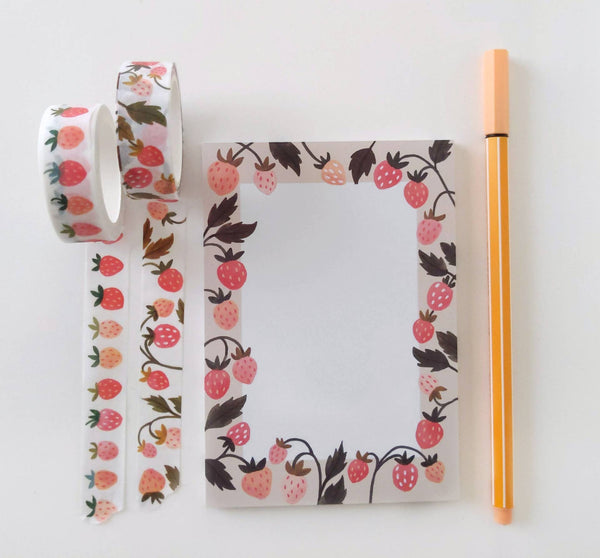 Strawberry Garden Notepad