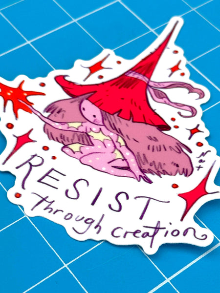 Sticker Only / Resist Through Creation