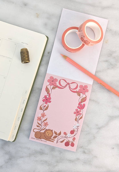 Romantic Lion Notepad