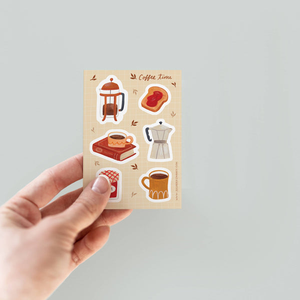 Coffee Time Sticker Sheet