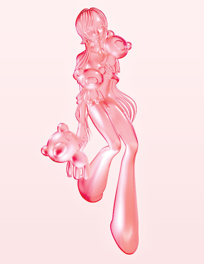 Kiana Irene - Gloomy_Girl.obj - Art Print - Gloomy Bear Exhibition