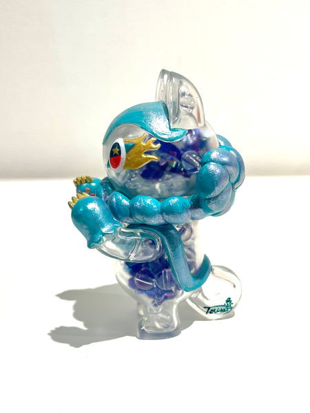 Teressa Chiba INU-HARIGON Custom  KIRAKIRA STARS (Blue Stars) - Qpop Exclusive Color - Toy Toy Toy Art Show