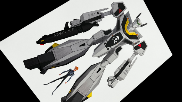 Yuhki Demers - Focker's Valkyrie Print - Super Mecha Art Show