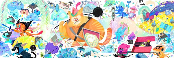 Keiko Murayama -Treasure Kitty Hunters Print-Dream Team Show