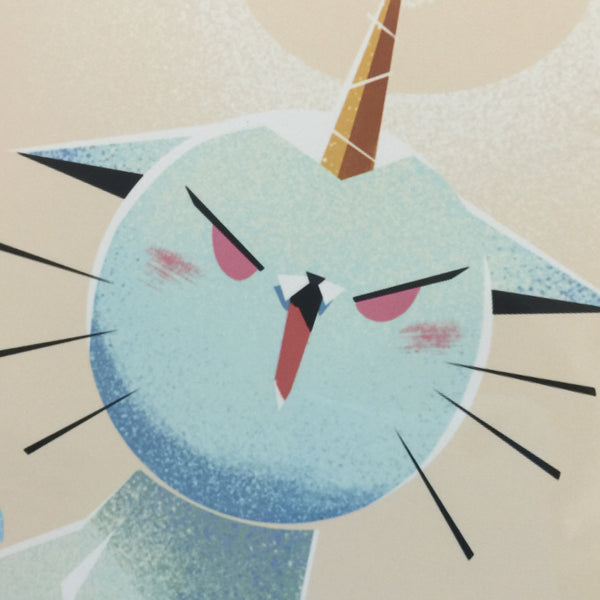 Jean Liang - Freeze Ray Activate Print Unicat & Caticorn Show