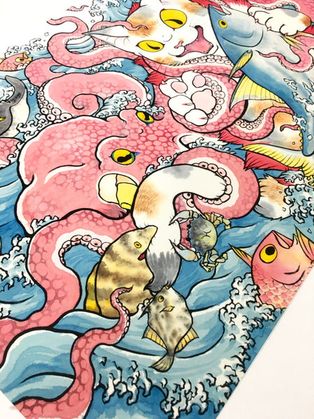Konatsu - Octopus Art Print / Poster