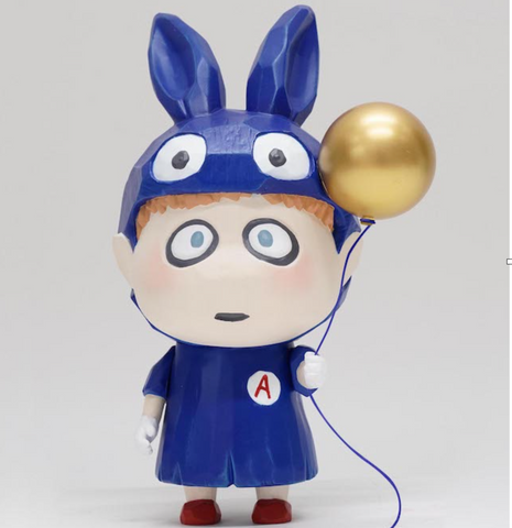 A Boy - Shall We Fly? Blue - B.Wing x How2Work - Soft Vinyl Toy