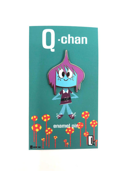 Q Pop x Christopher Mitchell - Q Chan Enamel Pin