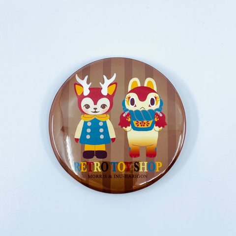 Morris & Inu Harigon Collaboration Tin Badge