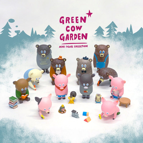 Green Cow Garden Mini Figure Collection by Kohei Ogawa x How2Work