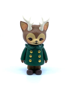 Kaori Hinata - Morris British Green Coat - Soft Vinyl Toy - Toy Toy Toy Art Show