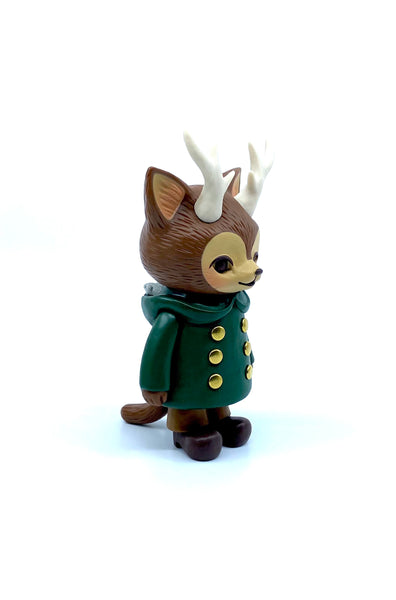 Kaori Hinata - Morris British Green Coat - Soft Vinyl Toy - Toy Toy Toy Art Show