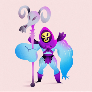 Nathan Jurevicius - Skeletor Art Print