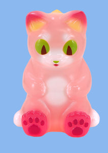 Konatsu Sitting Negora Sakura - Soft Vinyl Toy