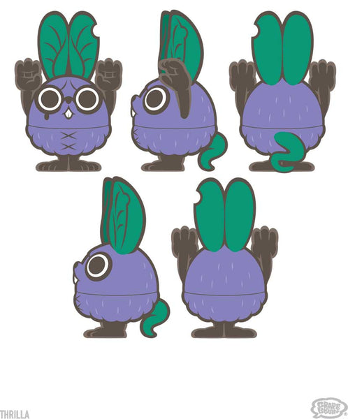 GRAPE BRAIN - Thrilla Art Print - Grapebrain x Qpopshop: GVQ
