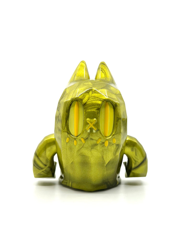 Mao - Ben the Ghost Cat - Yellow Jade - Soft Vinyl Toy - Q Pop Mao - Ben the Ghost Cat - Yellow Jade - Soft Vinyl Toy - Q Pop