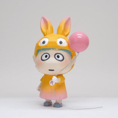 A Boy - Shall We Fly? Yellow - B.Wing x How2Work - Soft Vinyl Toy