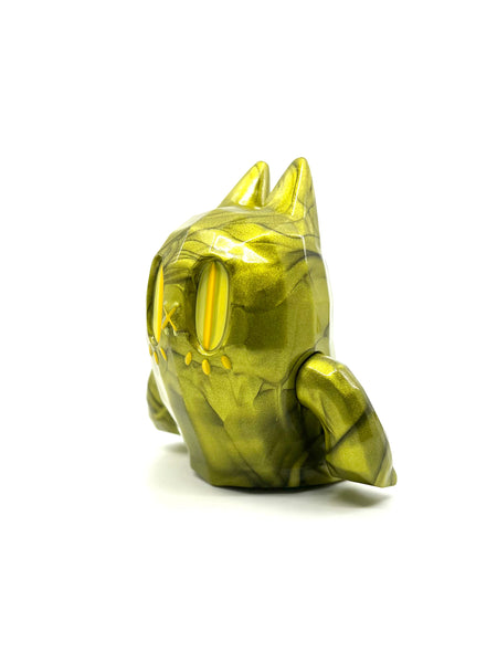 Mao - Ben the Ghost Cat - Yellow Jade - Soft Vinyl Toy - Q Pop Exclusive