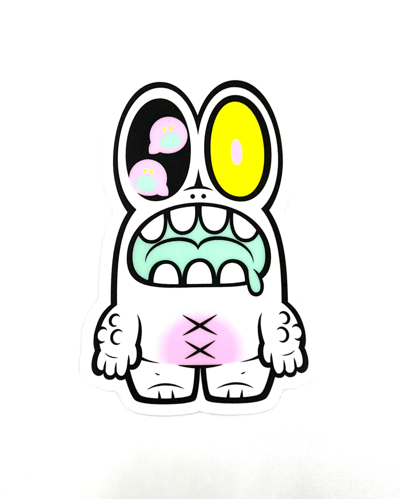Grape Brain Stickers - Grapebrain vs Qpopshop: GVQ Exhibition - Q Grape Brain Stickers - Grapebrain vs Qpopshop: GVQ Exhibition - Q